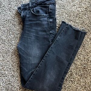 Zara black mom jeans